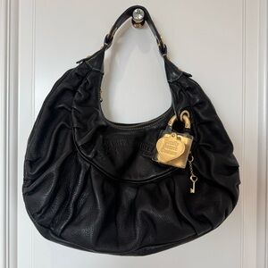 Vintage Juicy Couture Totally Secure Couture Tote Shoulder Leather Bag
